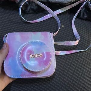 Instax Pink and Blue Tie-Dye Women's Bag